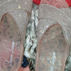 Lauren Lorraine Women's Sparkling Sandals - Silver